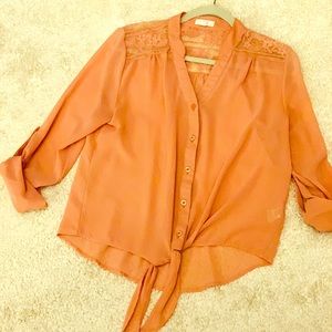 MINE Blouse blush pink